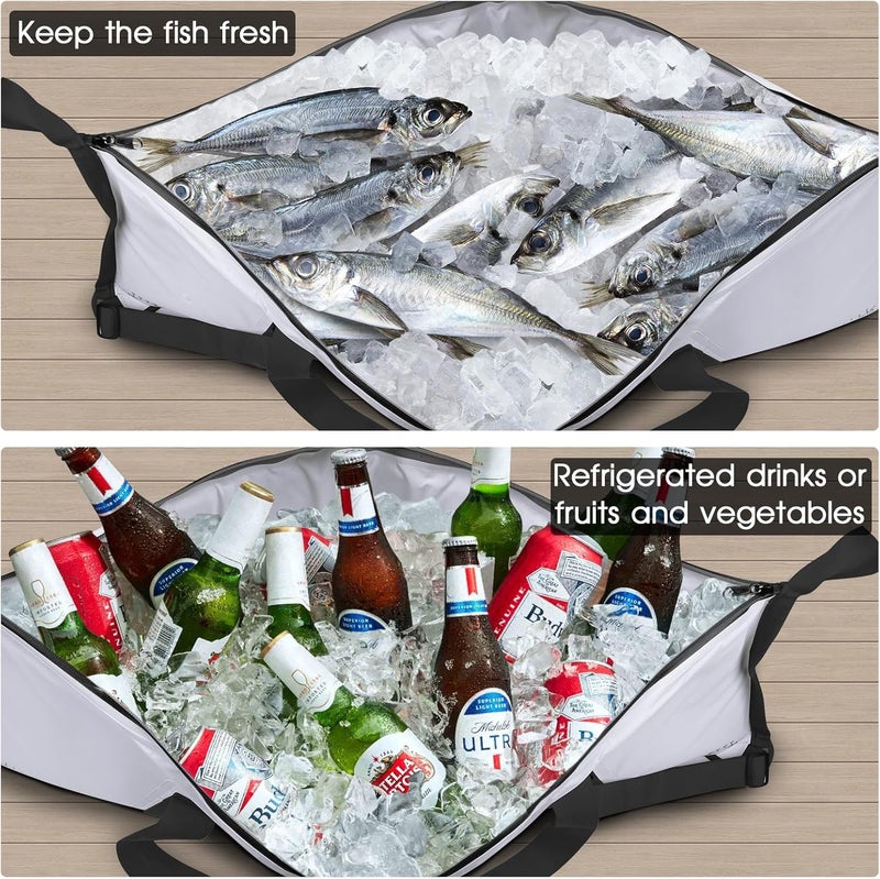 THKFISH Insulated Fish Cooler Bag, 40x16in Fish Kill Bag for Caught Fish, Portable Waterproof Insulated Fishing Bags Keeps Ice Cold Over 24 Hours - Image 5